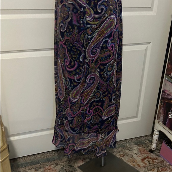 London Times Black Paisley Dress - Picture 7 of 12